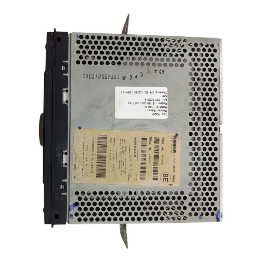 Rádio Som Original Nissan Tiida 2008 2009 2010 2011 2012 5