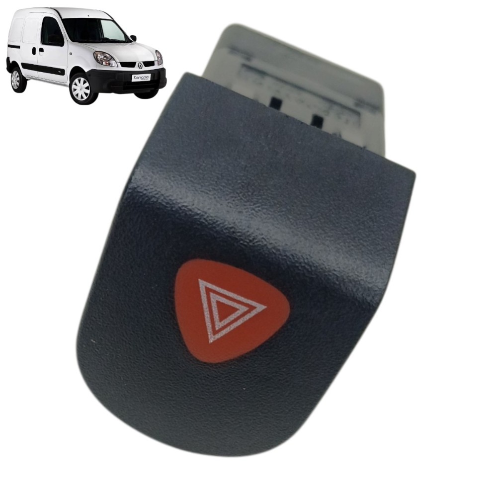 Botão pisca alerta Renault Kangoo 2007 2008 2009 2017 2018