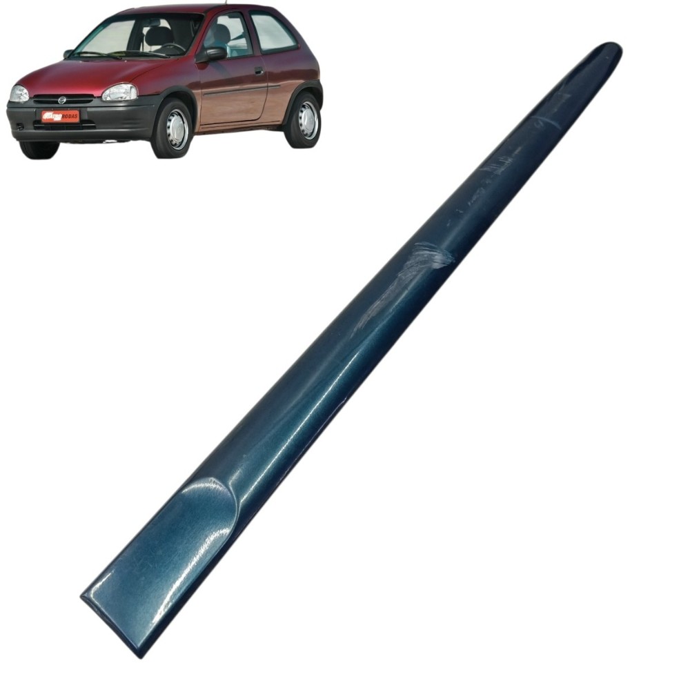 Friso Porta Esquerdo Gm Corsa 1997 Até 2001 Azul