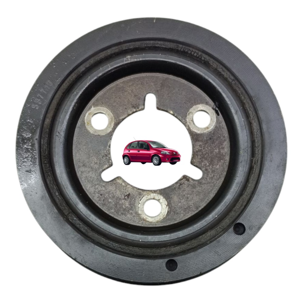 Polia Virabrequim Citroen C3 1.6 16v 2004 2005 2006 2007 08 1