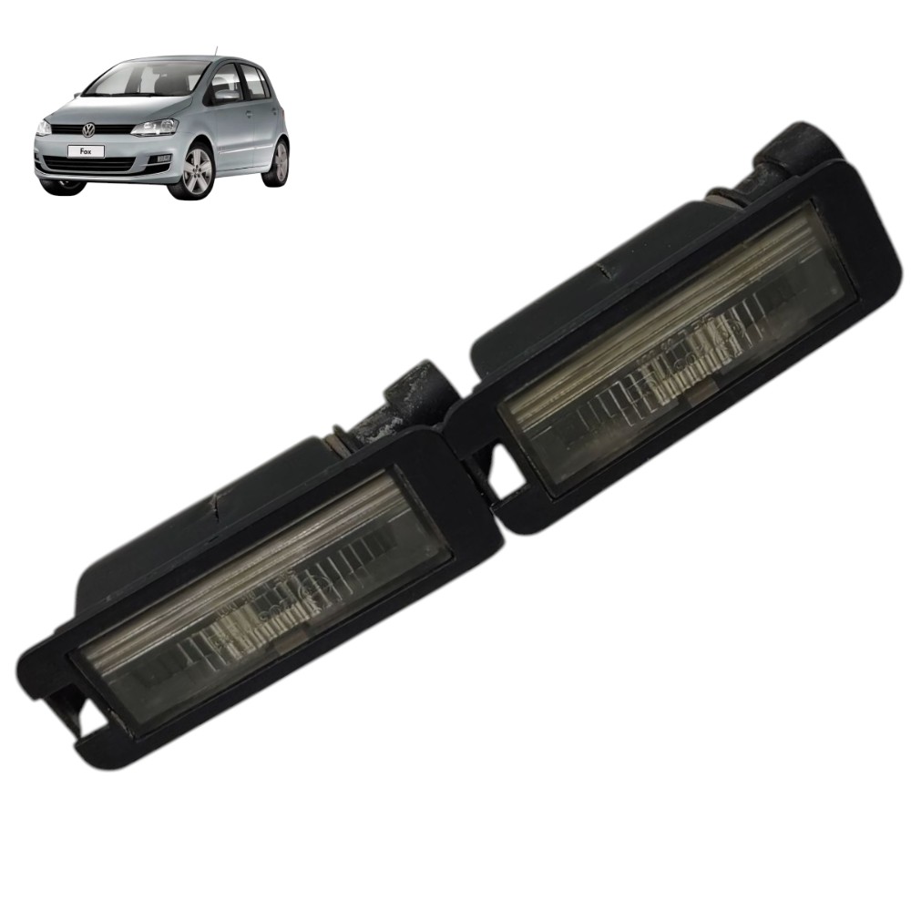 Par Lanterna Placa Traseira Vw Fox 06 2007 2008 2009 2010 1