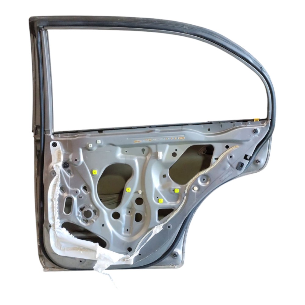 Porta Traseira Direita Honda Civic G7 2001 2002 2003 2004 05 Traseira Direita Prata 4
