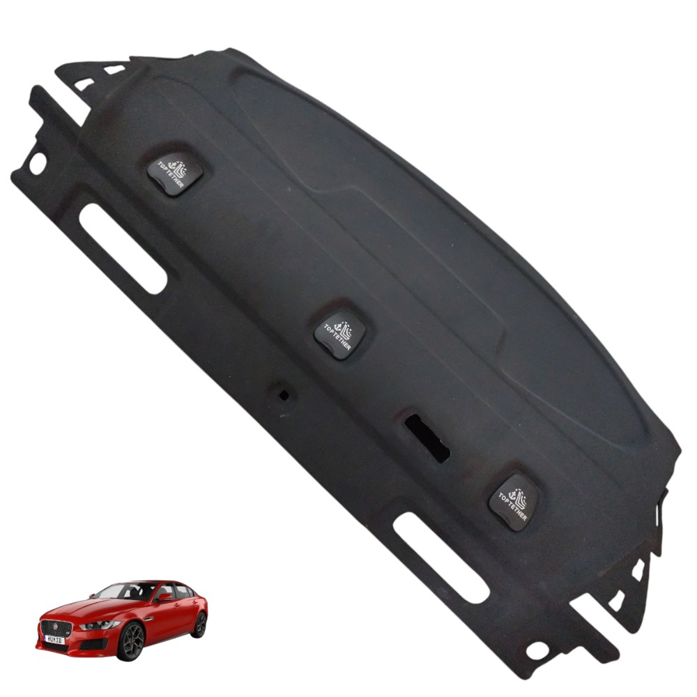 Tampão porta malas Jaguar xe 2016 2017 2018 2019 Cor Preto 1