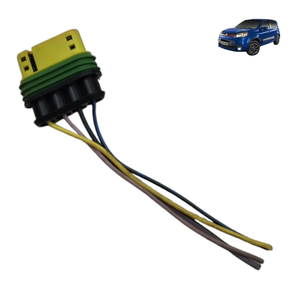 Plug Conector Sonda Lambda Pré Catalisador Fiat Uno 2011 1