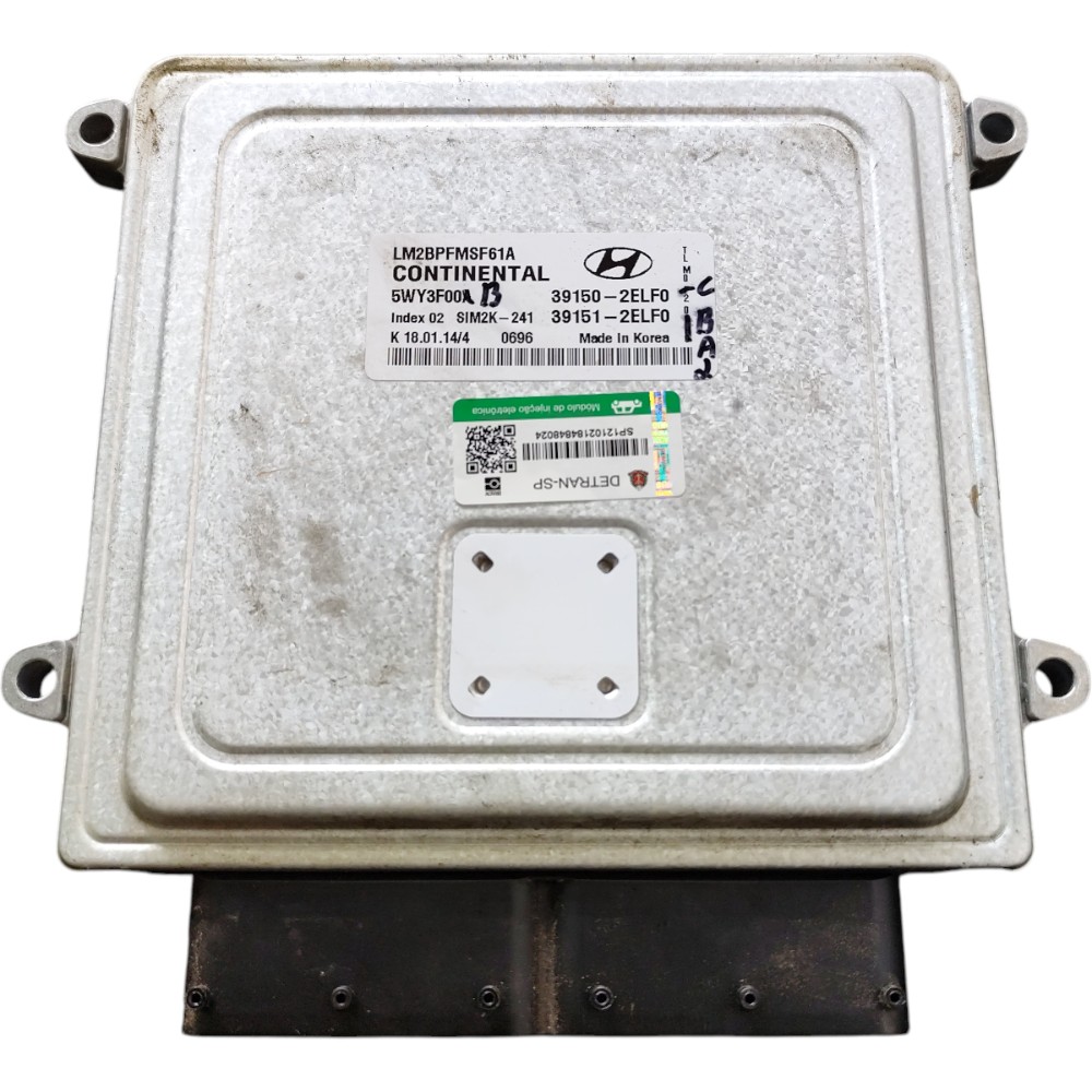 Kit code módulo injeção hyundai ix35 2.0 16v Aut start 2016 4