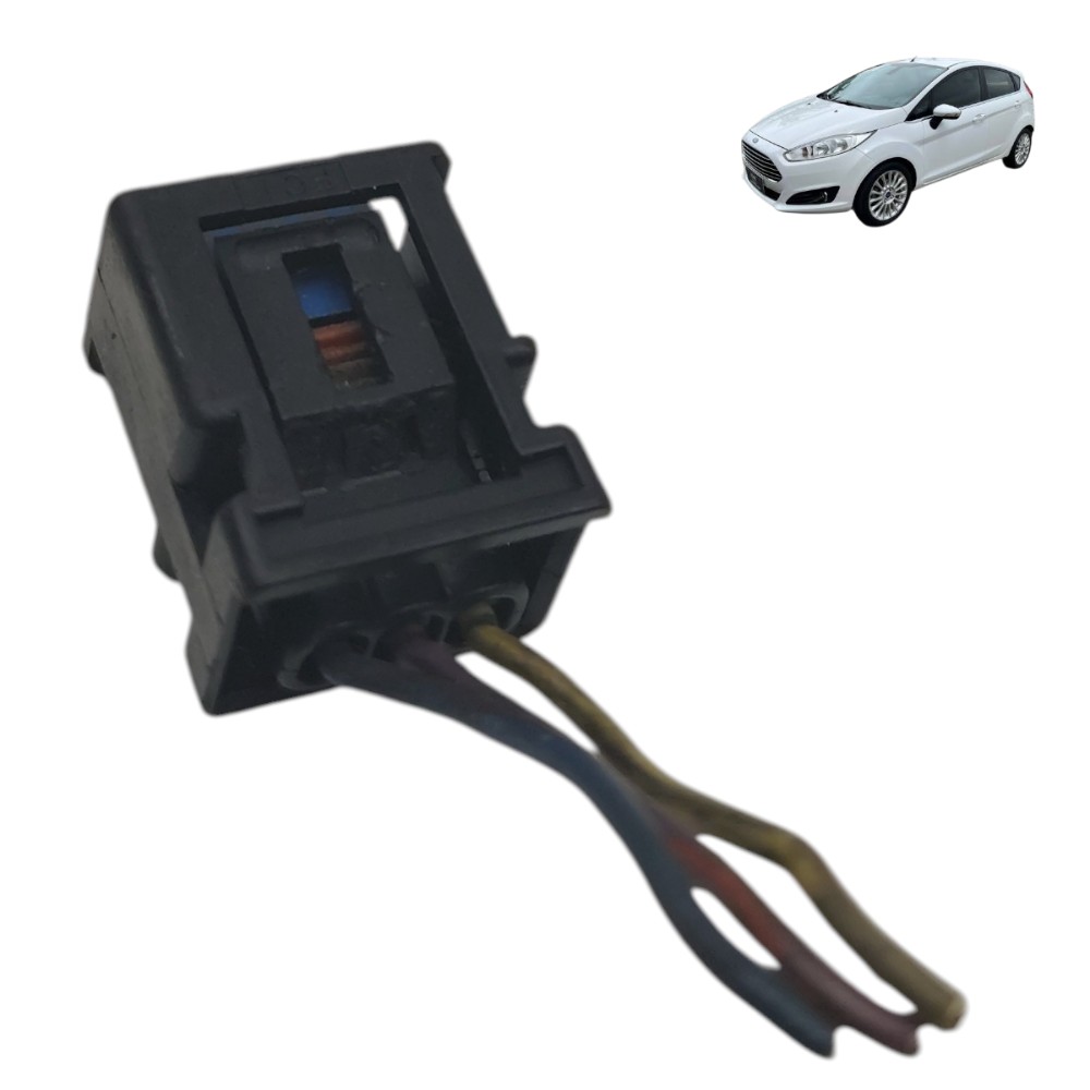 Plug conector bobina ignição Ford new fiesta 2014 2015 2016 1