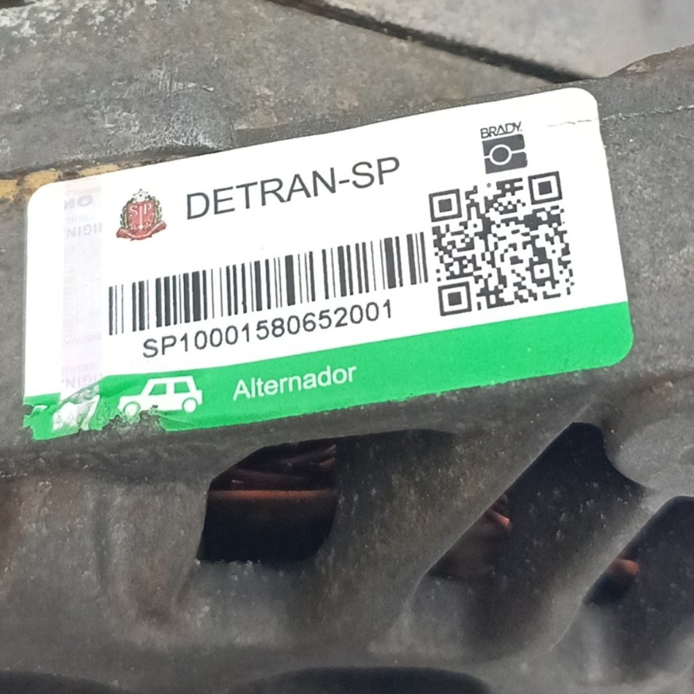 Alternador Renault Sandero Logan 1.0 16v 2009 2010 2011 2012 6