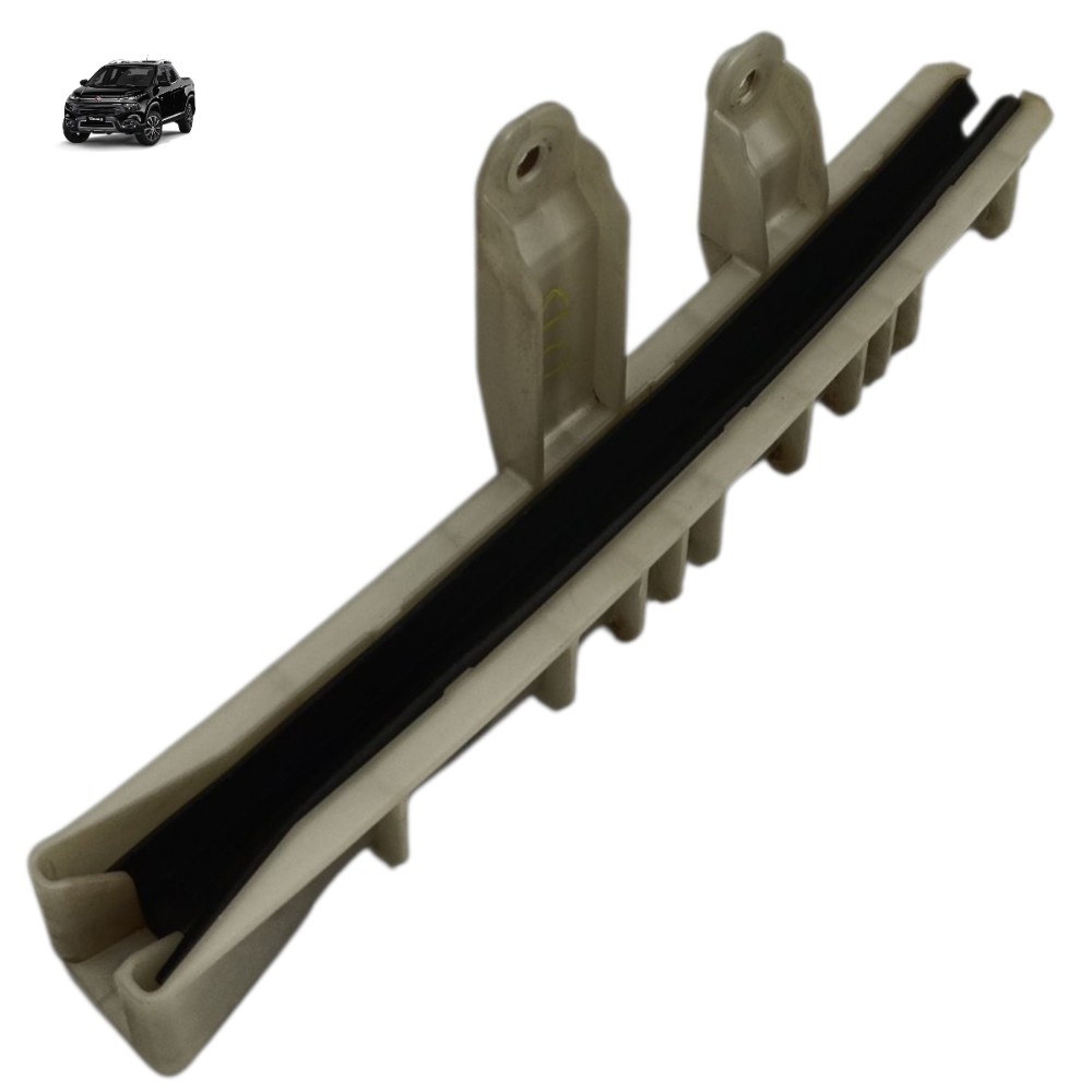 Guia Vidro Porta Dianteira Direita Fiat Toro 2018 2019 2020 Branco E Preto 1