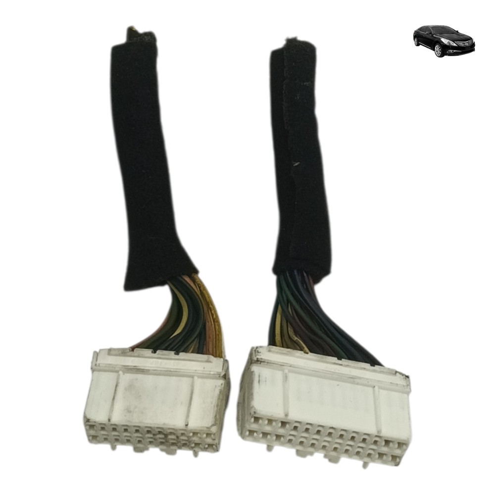 Par Plug Conector Comando Ar Condicionado Hyundai Azera 2007 1