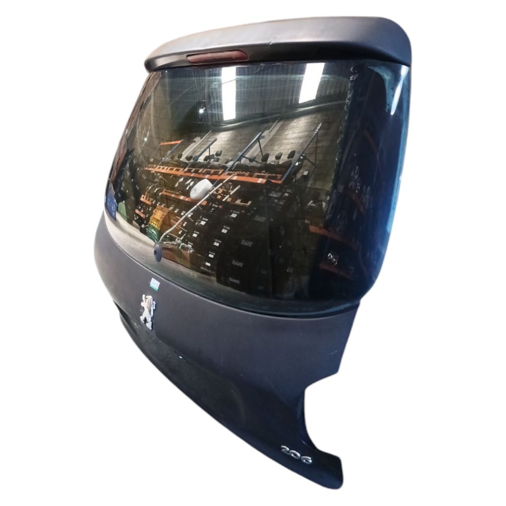 Tampa Traseira Peugeot 206 2005 2006 2007 2008 2009 2010 11 Preto 2