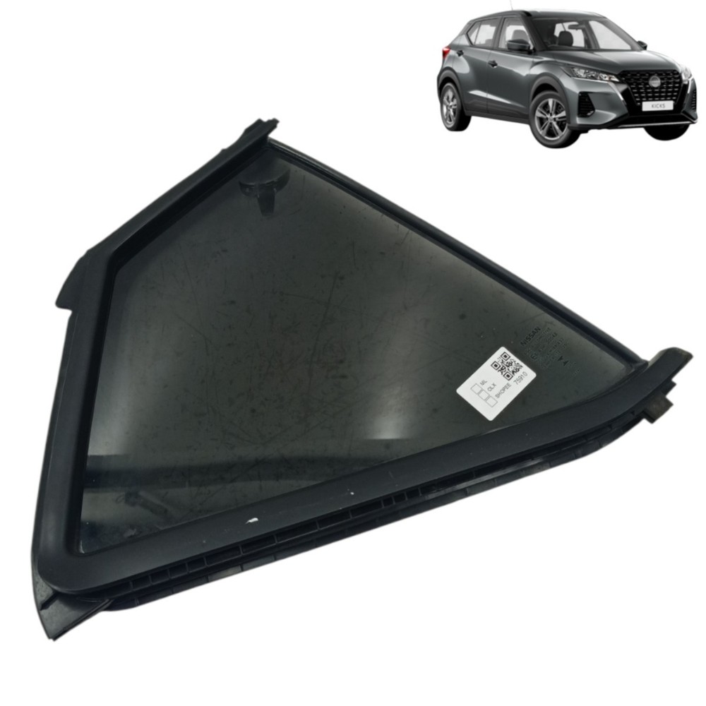 Vidro fixo lado direito nissan kicks 2024 2023 2022 2021