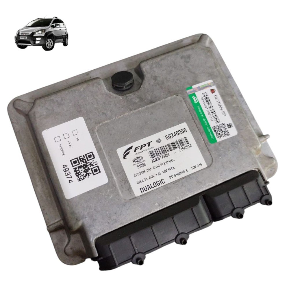 Módulo câmbio automático Fiat Idea 1.8 Dualogic 2013 2014 15 1