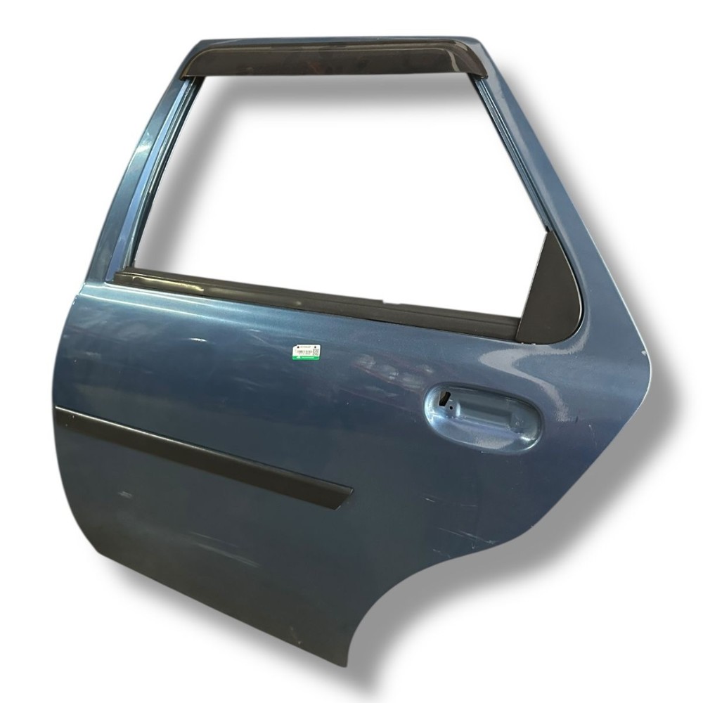 Porta Traseira Esquerda Ford Fiesta 1997 1998 1999 2000 2003 Traseira Esquerdo Azul 2