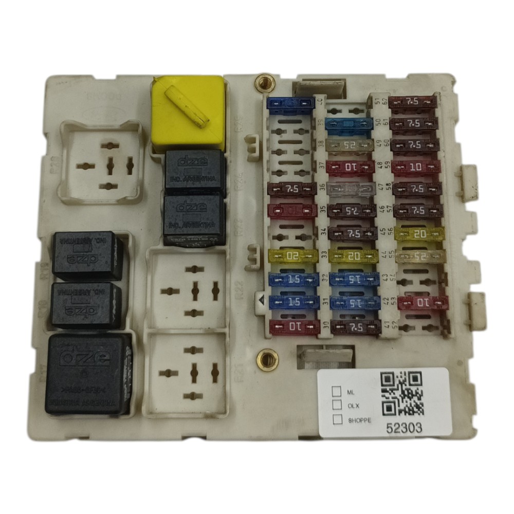 Caixa fusível interna Ford Focus 1.6 Zetec Rocam 2006 2007 3