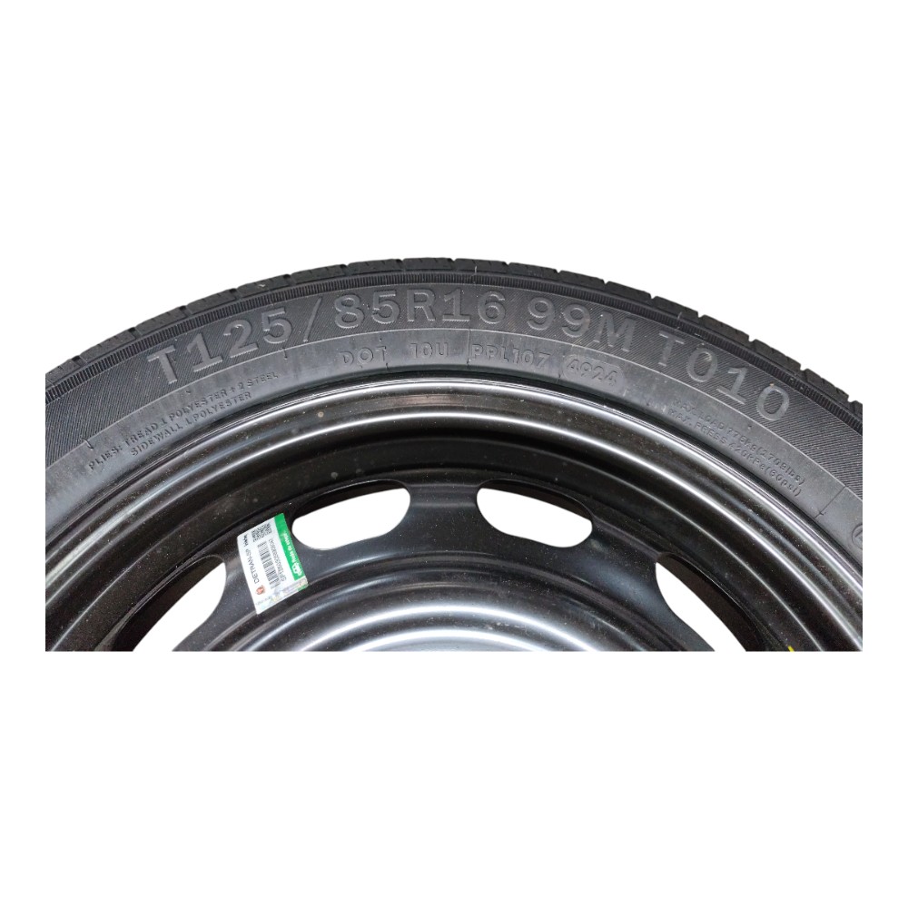 Roda estepe fino aro 16 4×108 Citroen basalt 2024 2025 4