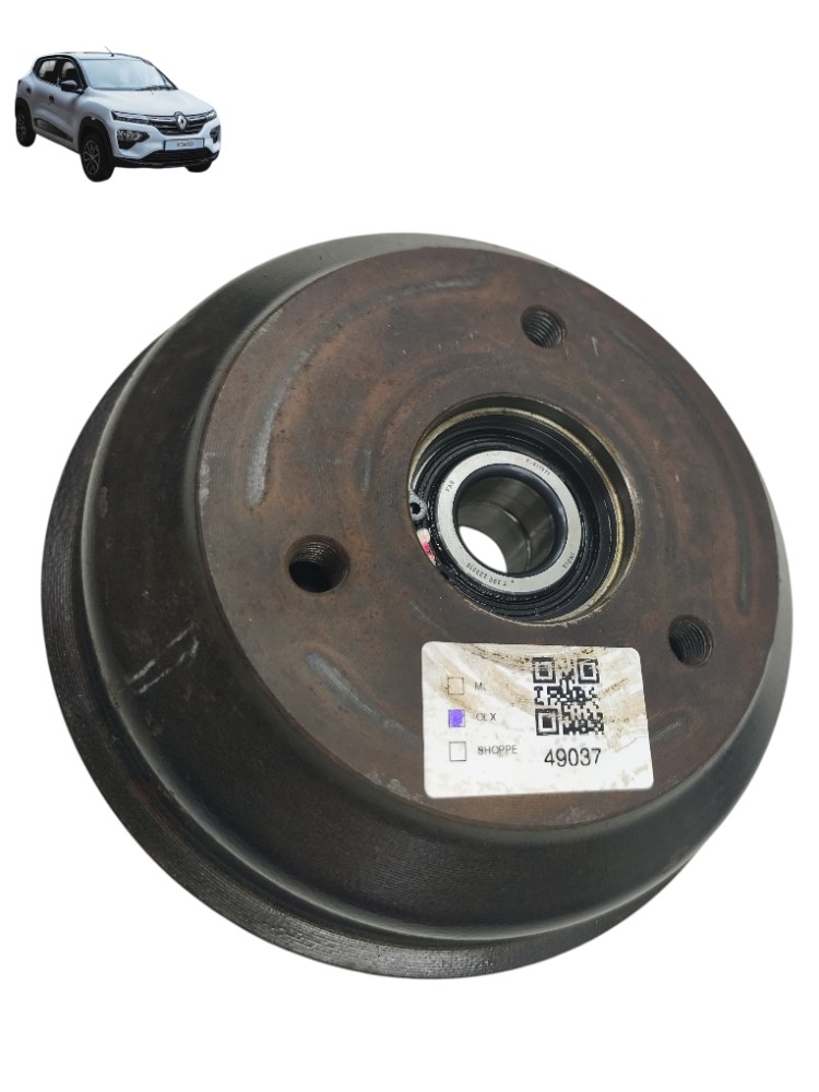 Panela tambor cubo traseiro Renault kwid 2021 2020 2019 2018