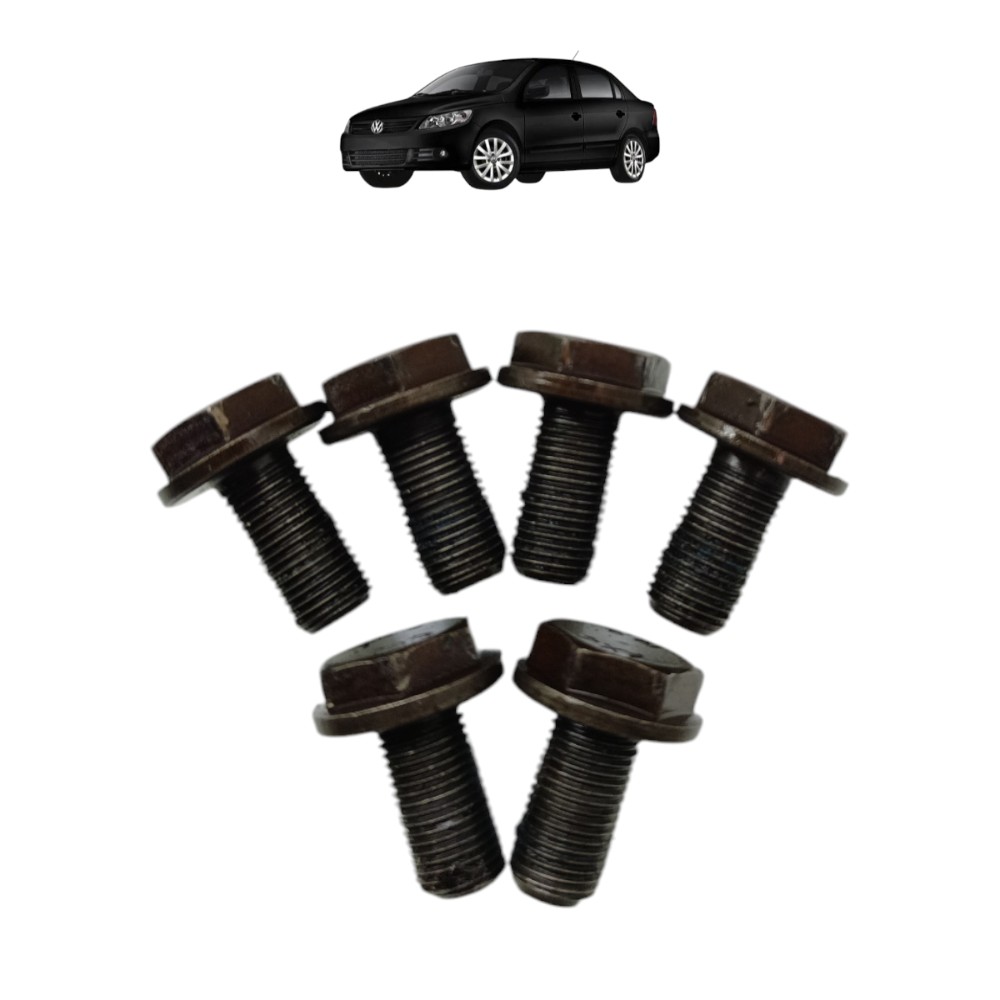 Jogo Parafuso Volante Motor Vw Voyage Gol G5 1.0 2010 2011 1