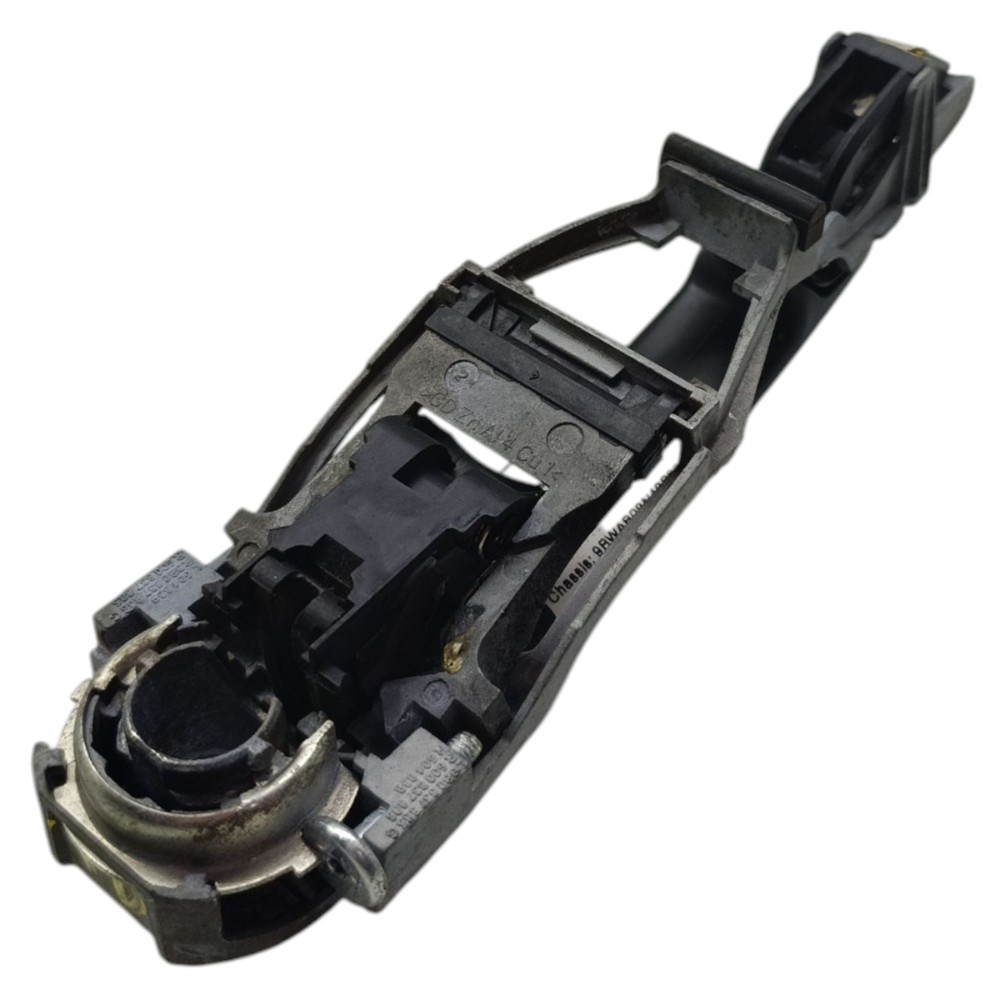 Maçaneta Externa Porta Traseira Direita Vw Polo 2008 2009 10 Preto Traseira 3