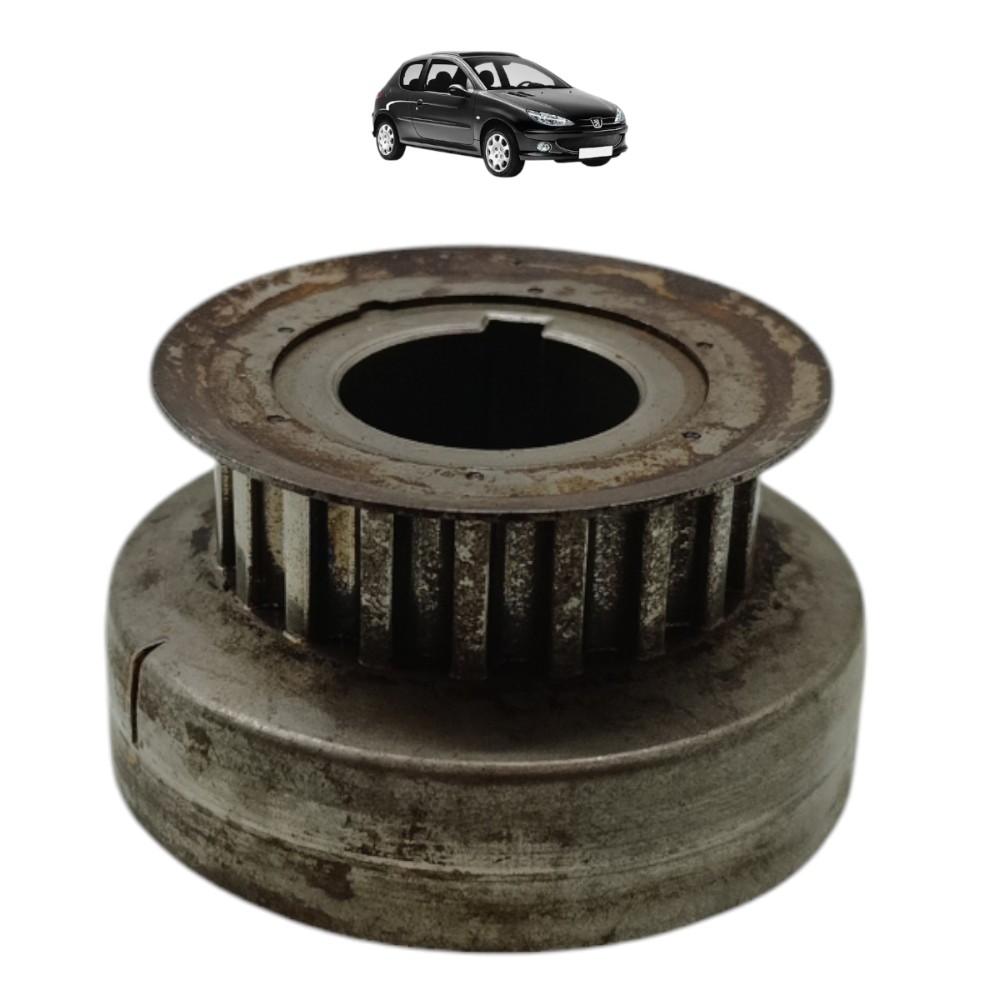 Polia Engrenagem Virabrequim Peugeot 206 207 1.4 2008 2009 1