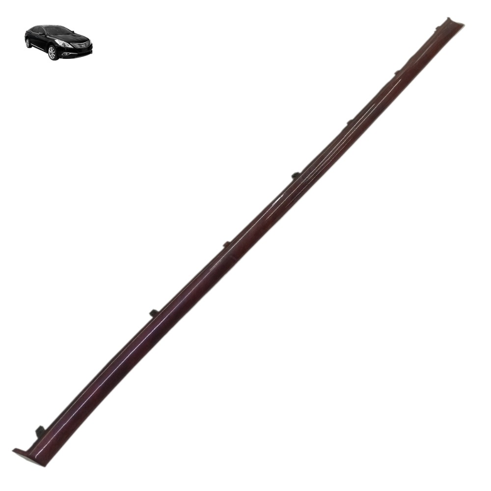 Aplique Amadeirado Painel Hyundai Azera 2008 2009 2010 2011 Vermelho Moldado 1