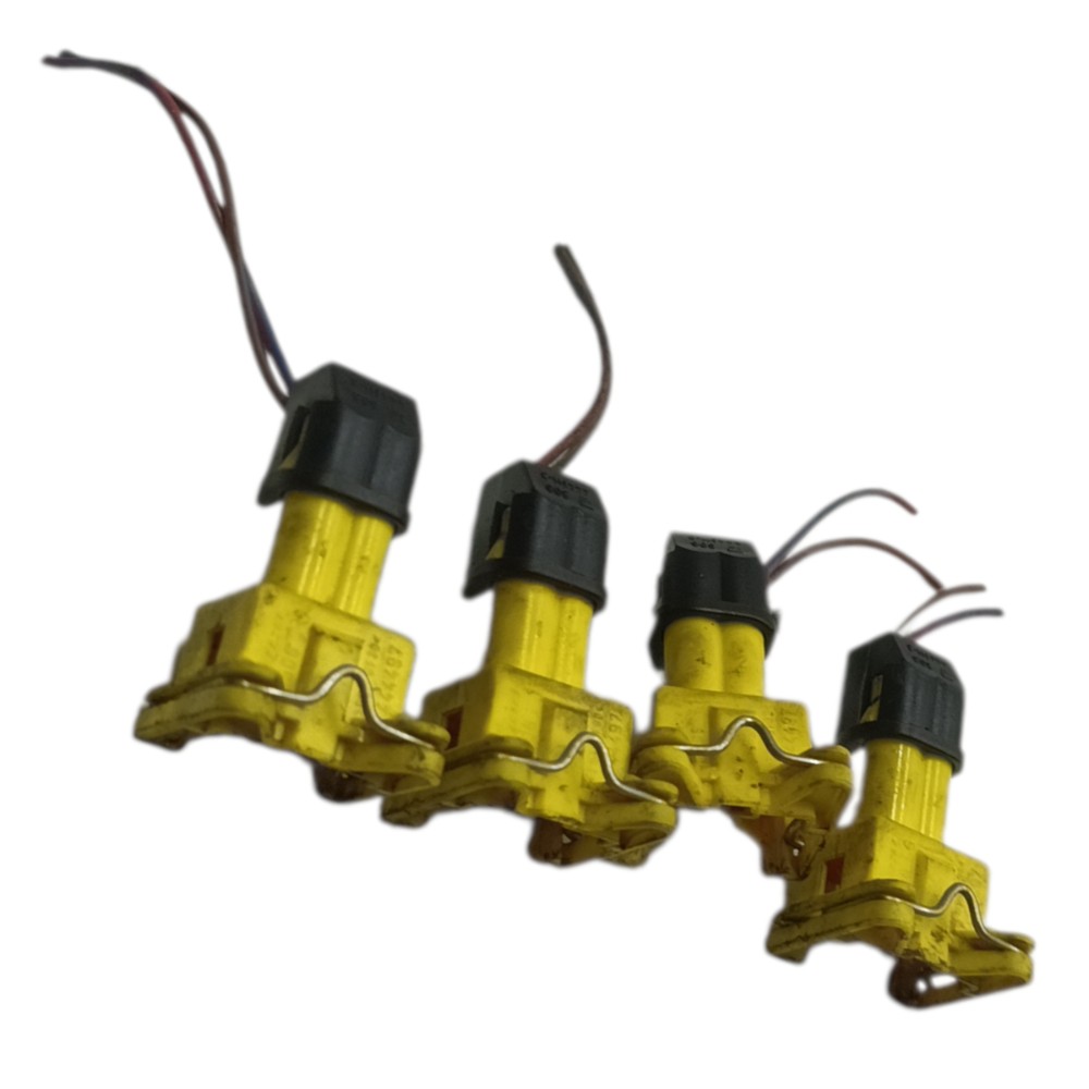 Jogo plug bico injetor gm meriva prisma 1.4 2012 2011 2010 3