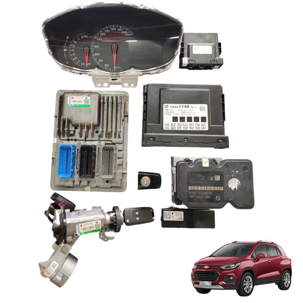 Kit code módulo injeção GM Tracker 1.4 Turbo 2018 2017 2016 1