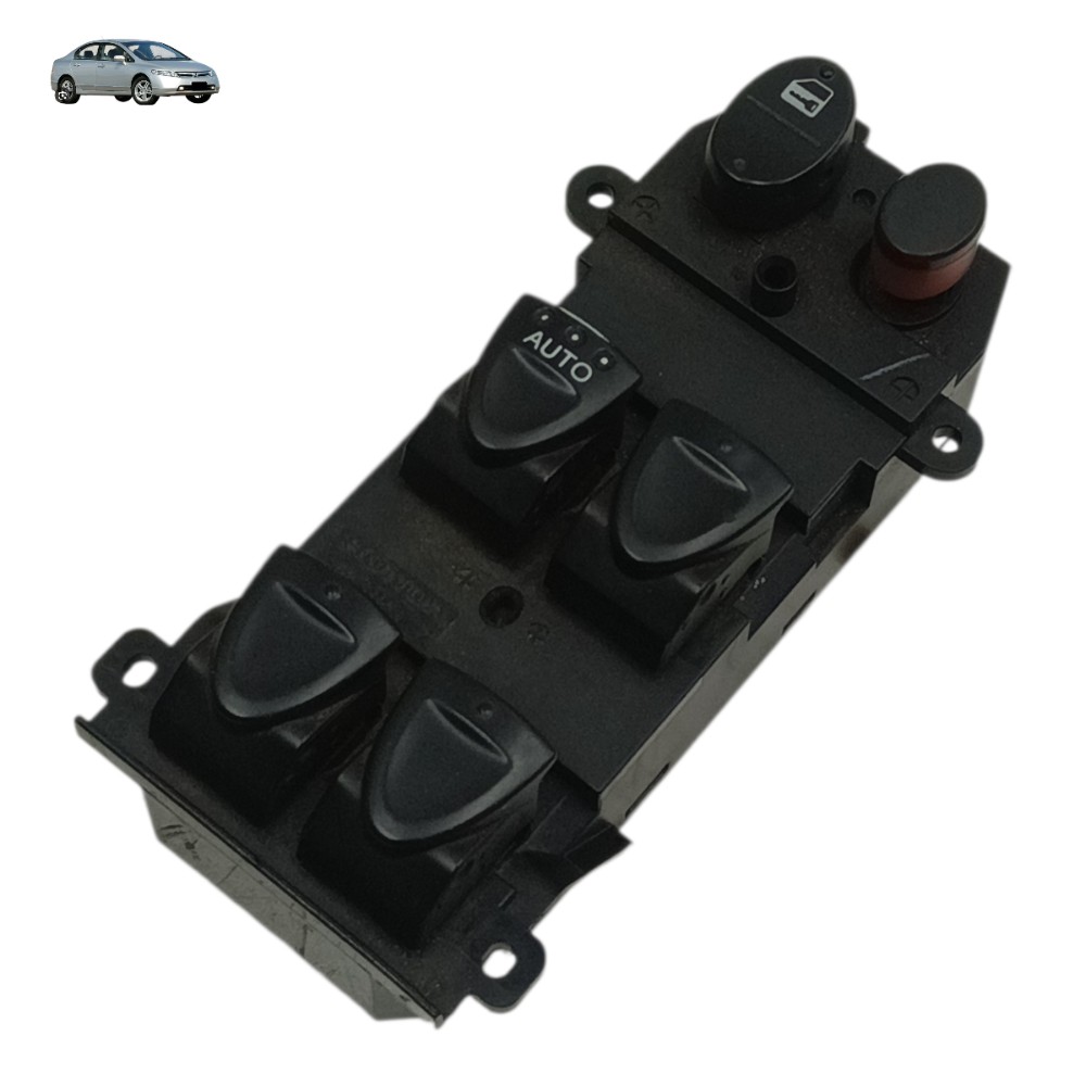 Comando Vidro Dianteiro Esquerdo Honda Civic 2007 2008 2009 1