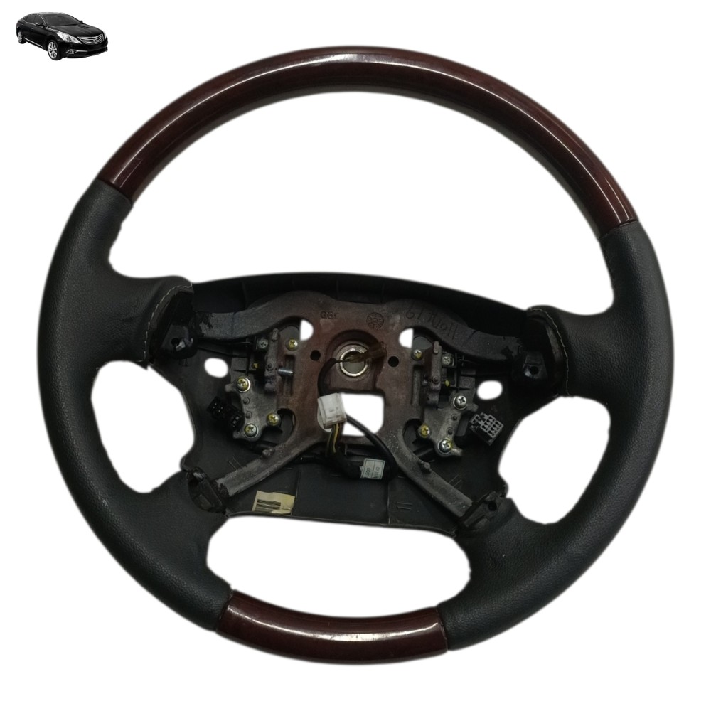 Volante Direção Hyundai Azera 2007 2008 2009 Com Desgaste Preto