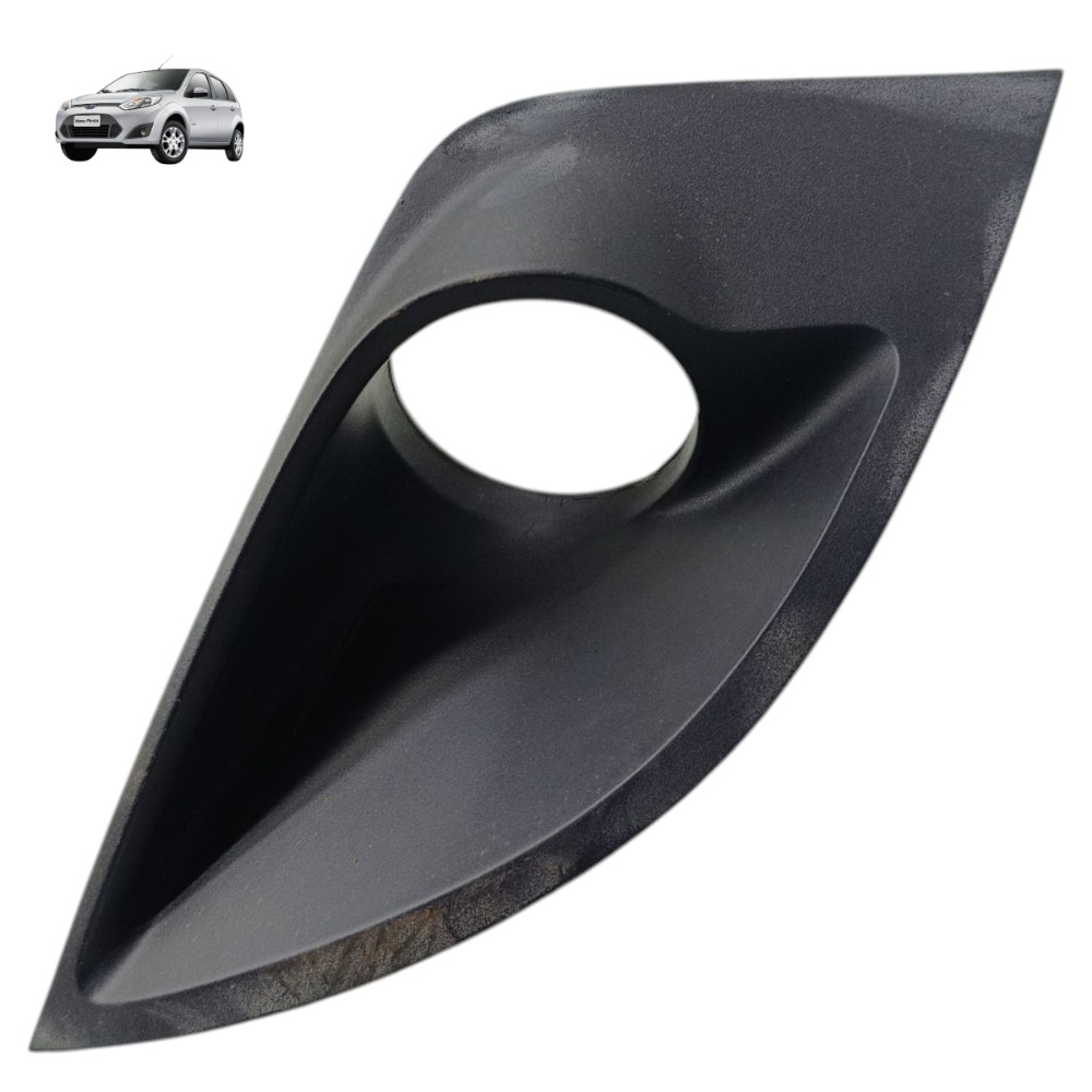 Moldura Farol Milha Direito Ford Fiesta 2011 2012 2013 2014 Preto Direito 1
