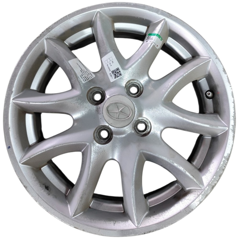 Roda avulsa aro 15 4×100 jac j3 2011 2012 2013 para reformar