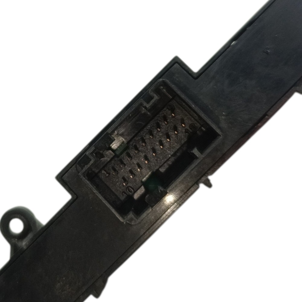 Régua Botão Pisca Alerta Desembaçador Farol Fiat Palio 2005 Preto 4