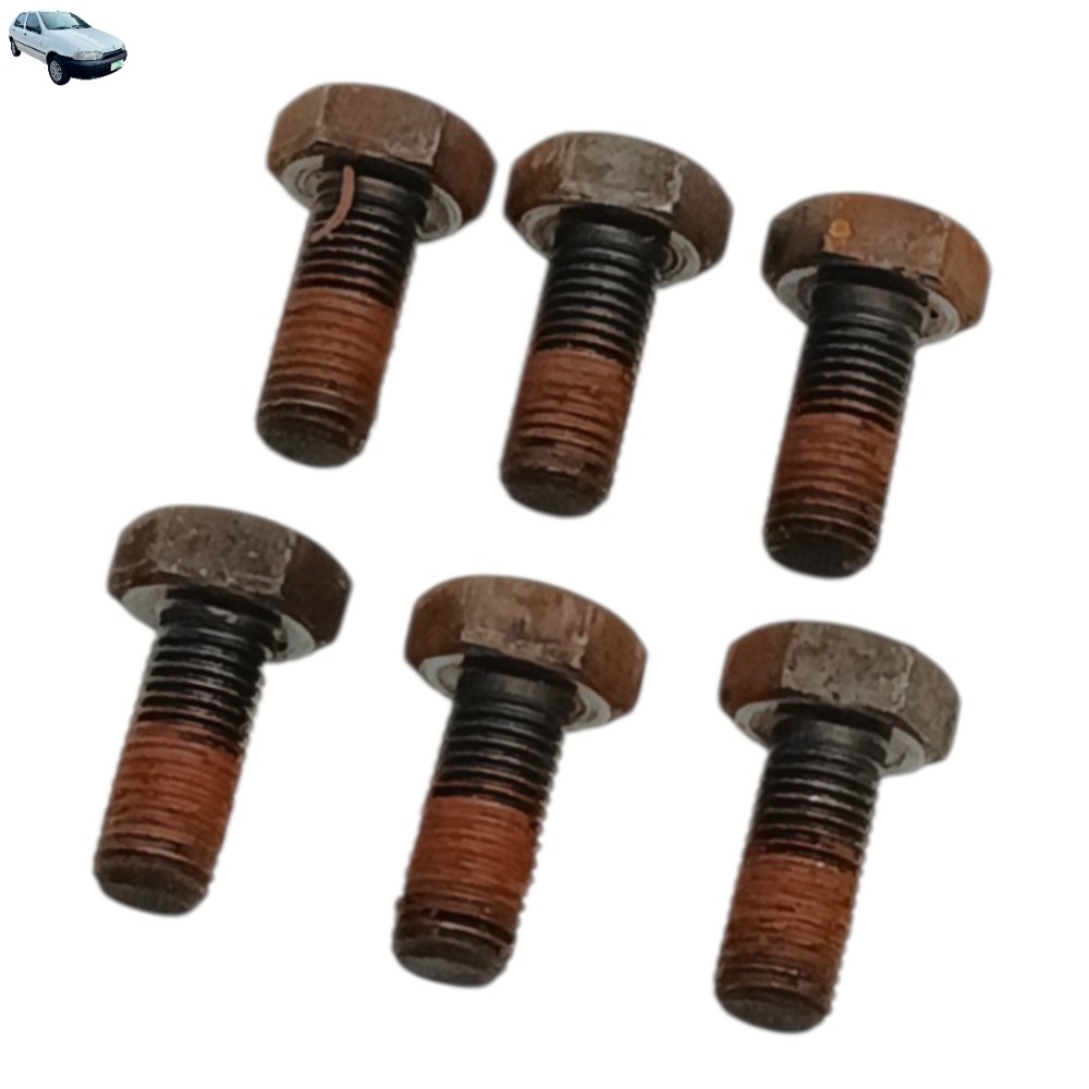 Jogo parafuso volante motor fiat palio 1.0 fiasa 1999 2000