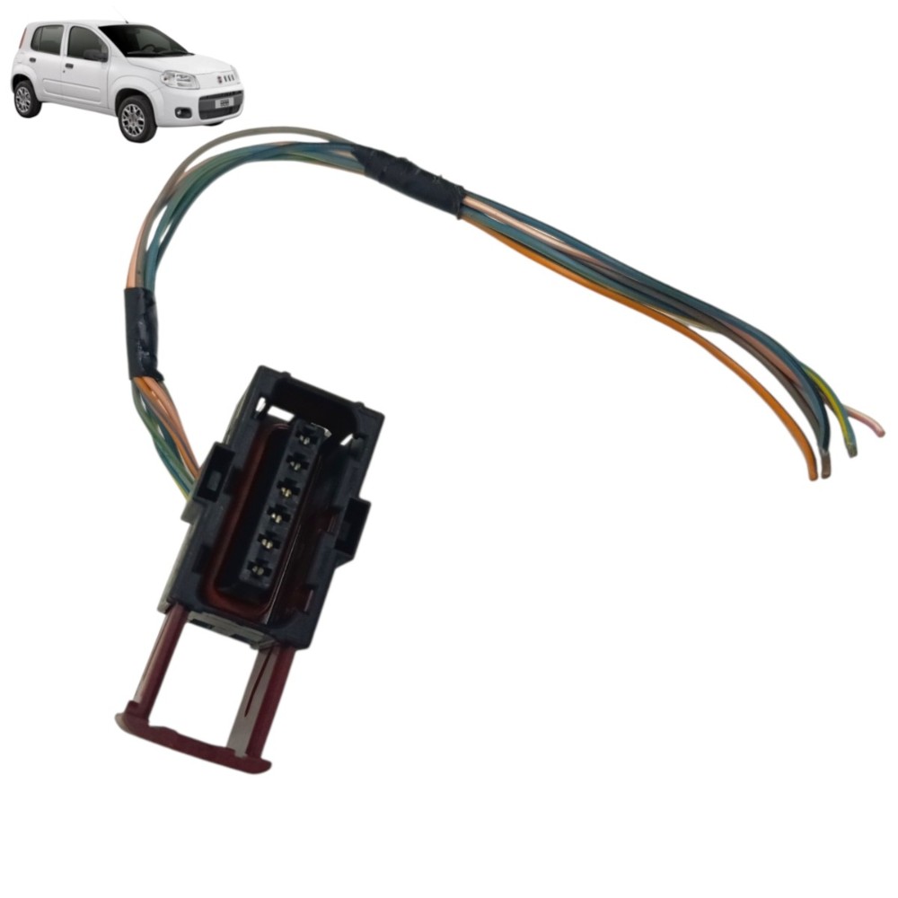 Plug Conector Pedal Acelerador Fiat Uno Vivace 2013 2014 15
