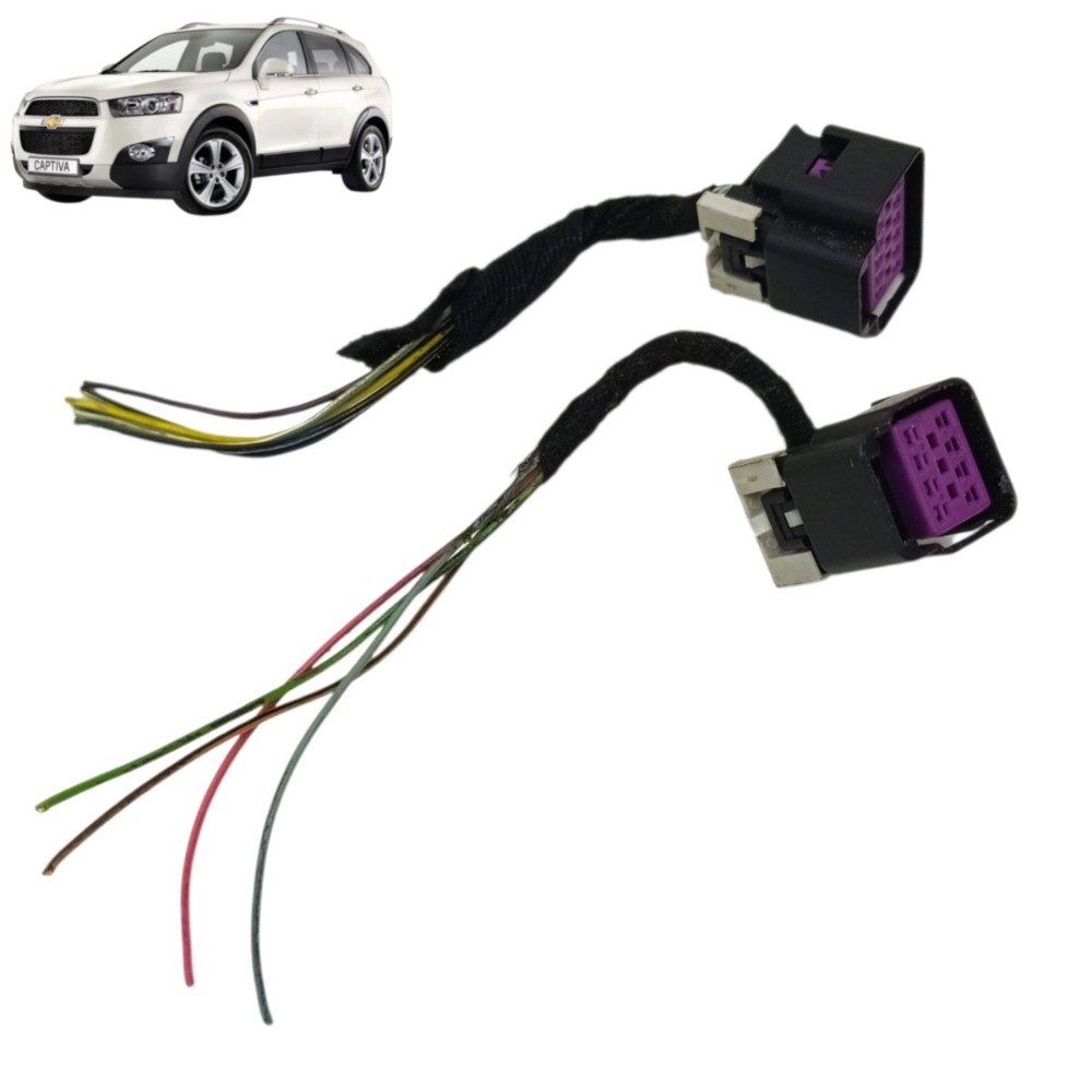 Par Plug Conector Chave Seta Limpador Gm Captiva 2.4 2011 12