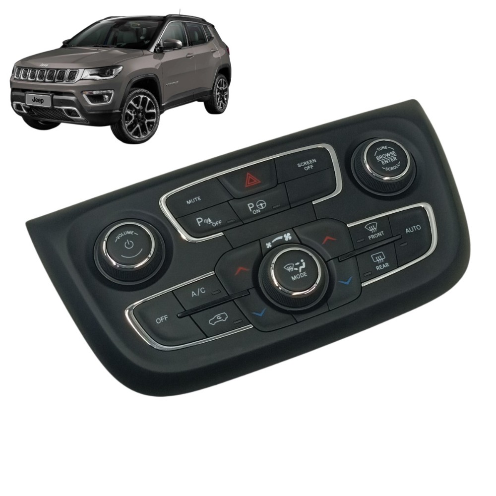 Comando Painel Ar Condicionado Botão Jeep Compass 2019 2020