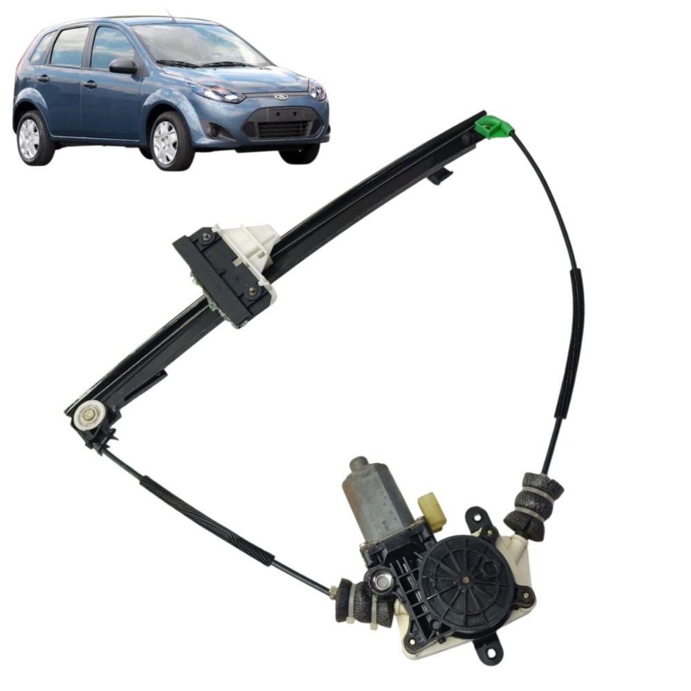 Motor Máquina Vidro Dianteiro Esquerdo Ford Fiesta 2014 2013