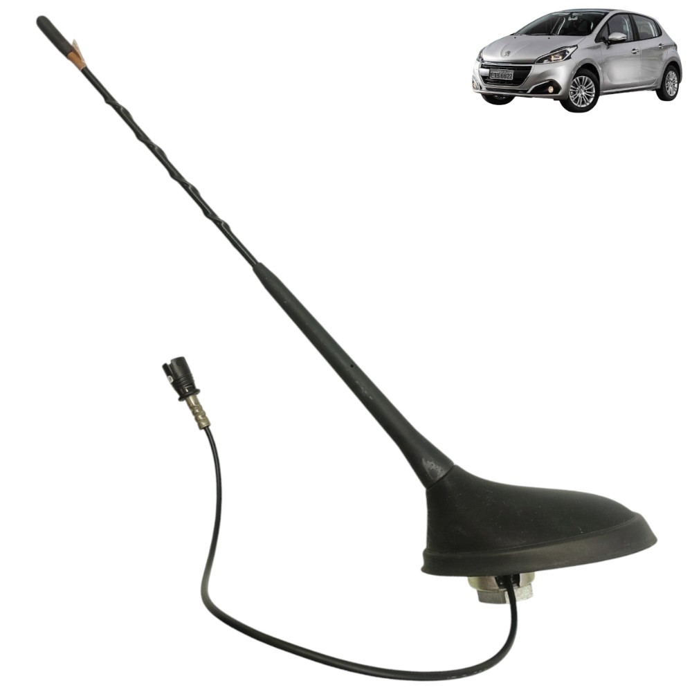Antena Externa Teto Peugeot 308 2011 2012 2013 2014 2015 Preto 1