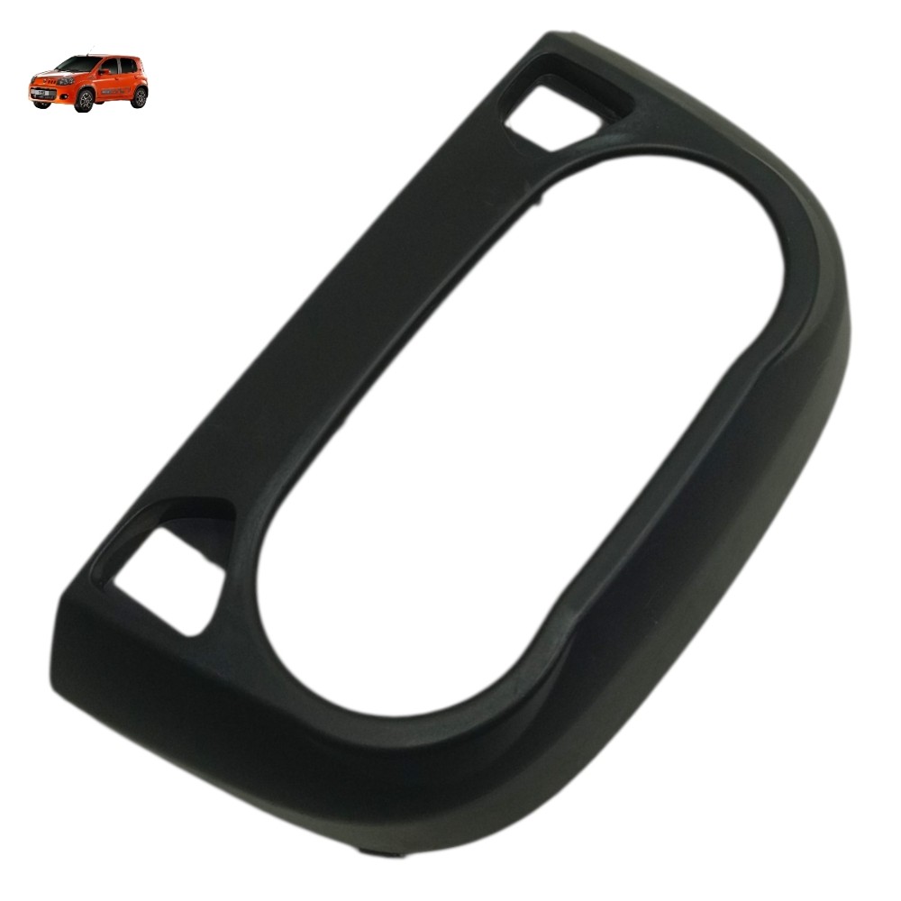 Moldura Comando Ar Fiat Uno Sporting 2011 2012 2013 2014 Preto Moldado 1