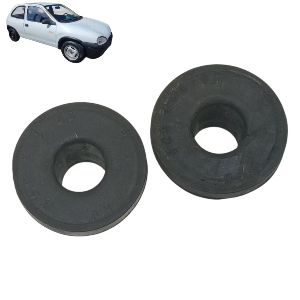 Par batente borracha radiador gm corsa 1.6 1997 até 2001