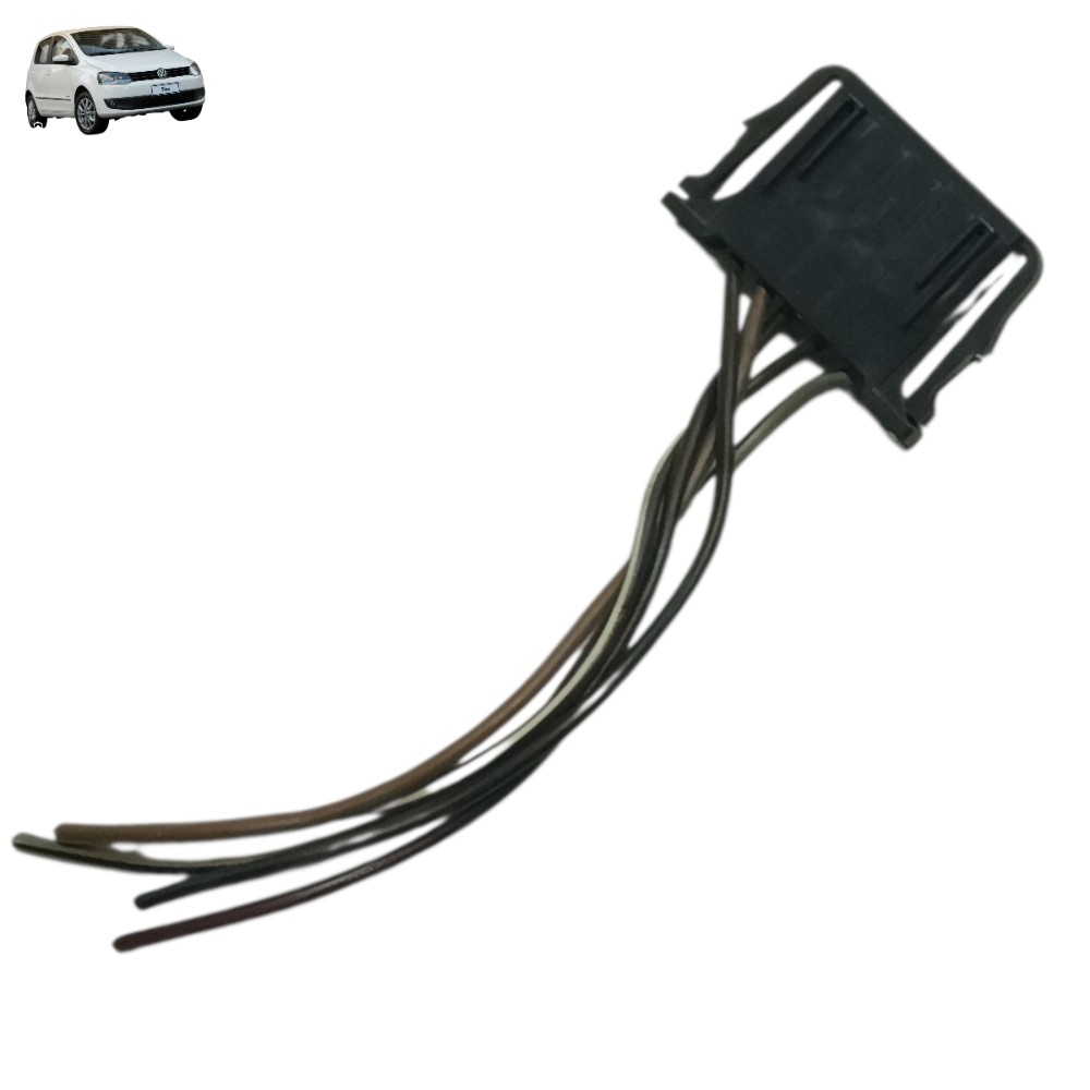 Plug Conector Lanterna Esquerda Vw Fox 2014 2013 2012