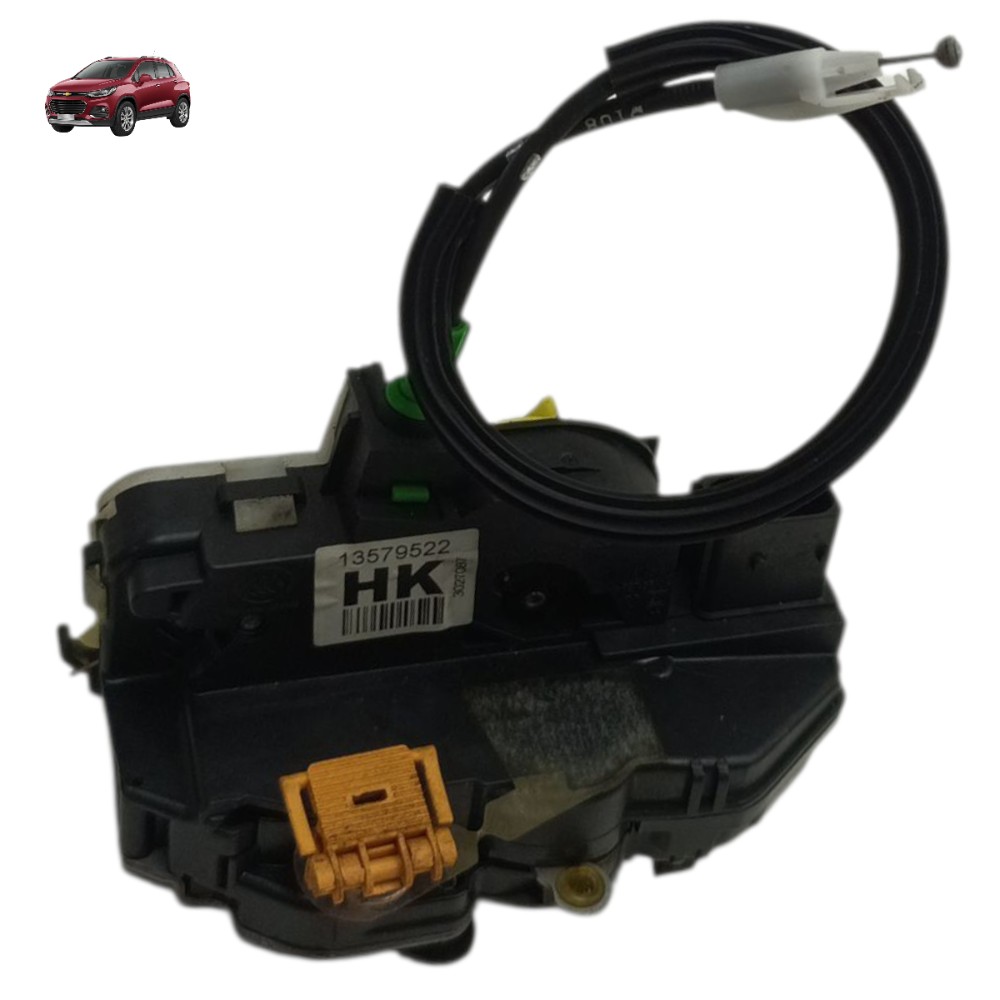 Fechadura porta dianteira esquerda GM Tracker 2017 2018 2019 1