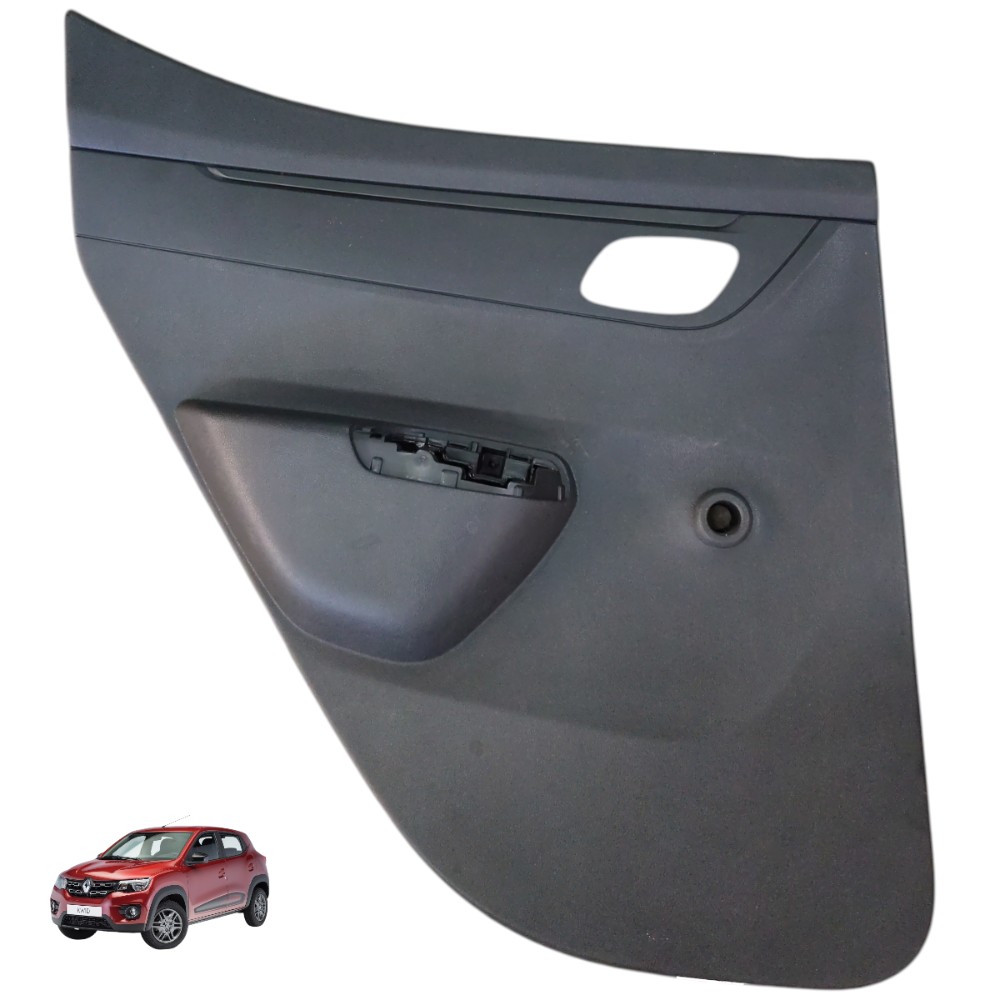 Forro Porta Traseira Esquerda Renault Kwid 2022 2023 Preto 1