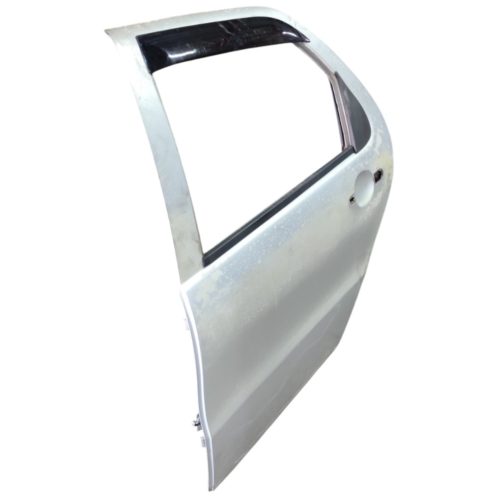 Porta Traseira Esquerda Fiat Palio 2011 2010 2009 08 Detalhe Traseira Esquerdo Prata 2