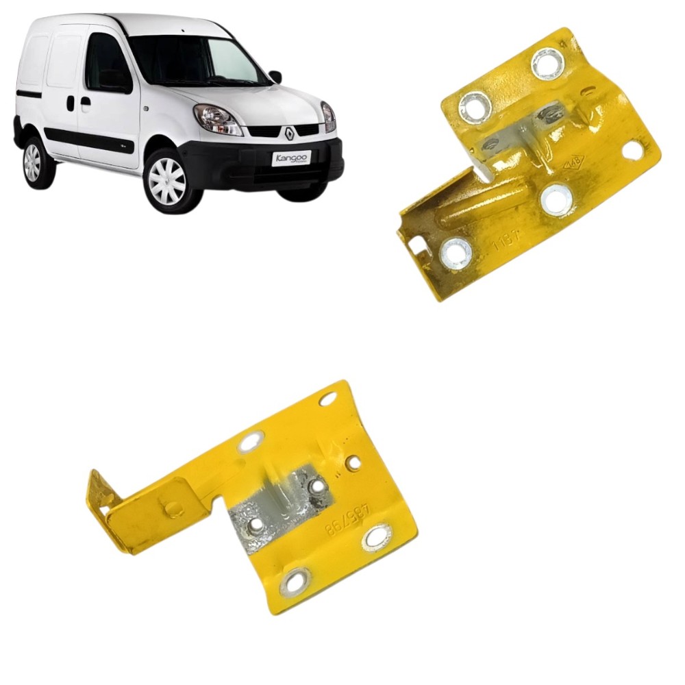 Par suporte parachoque traseiro Renault Kangoo 2007 até 2018