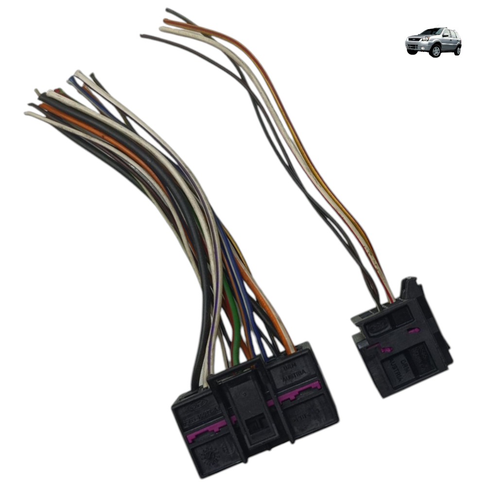 Par Plug Conector Módulo Conforto Ford Ecosport 1.6 Zetec 06 1