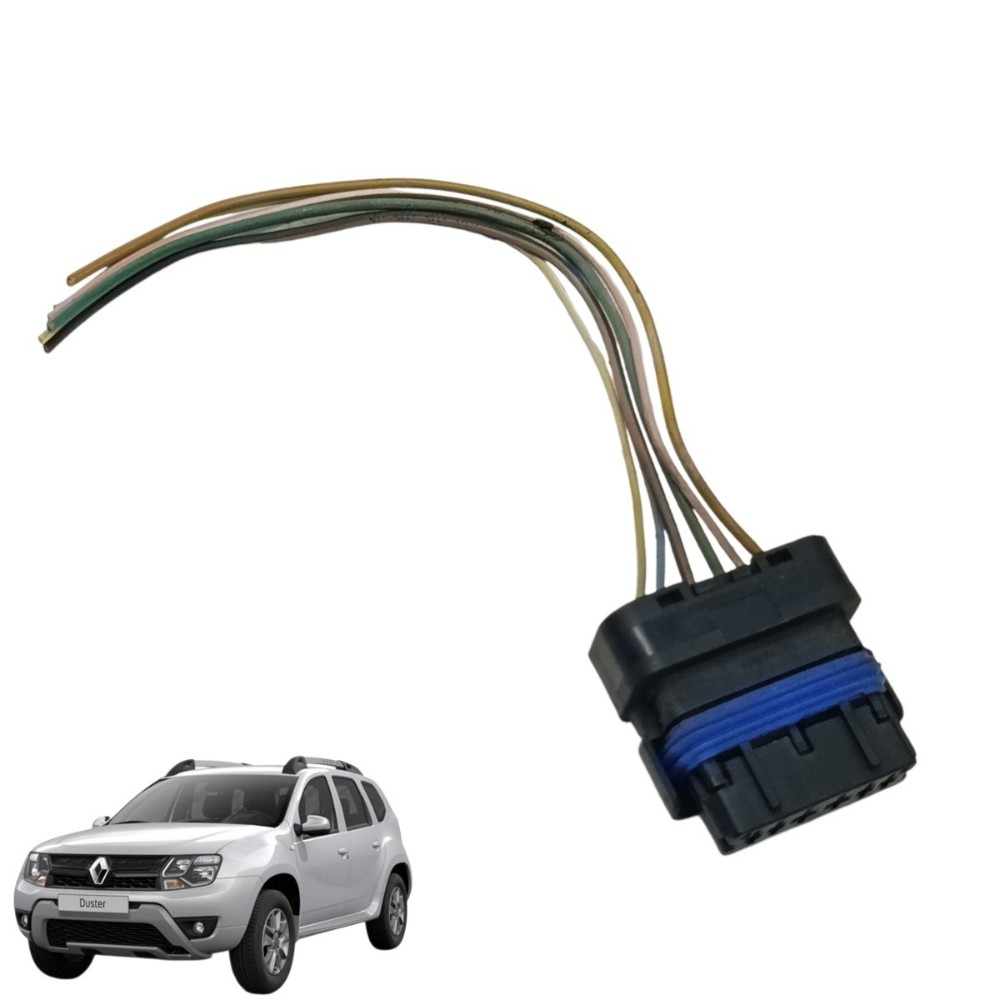 Plug Conector Farol Renault Duster Oroch 2017 2018 2019 2020