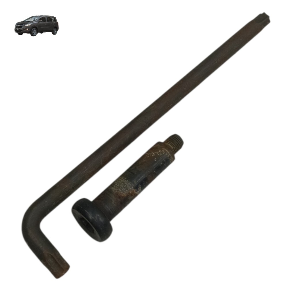 Chave torx parafuso fixação estepe Chevrolet spin 2015 2016