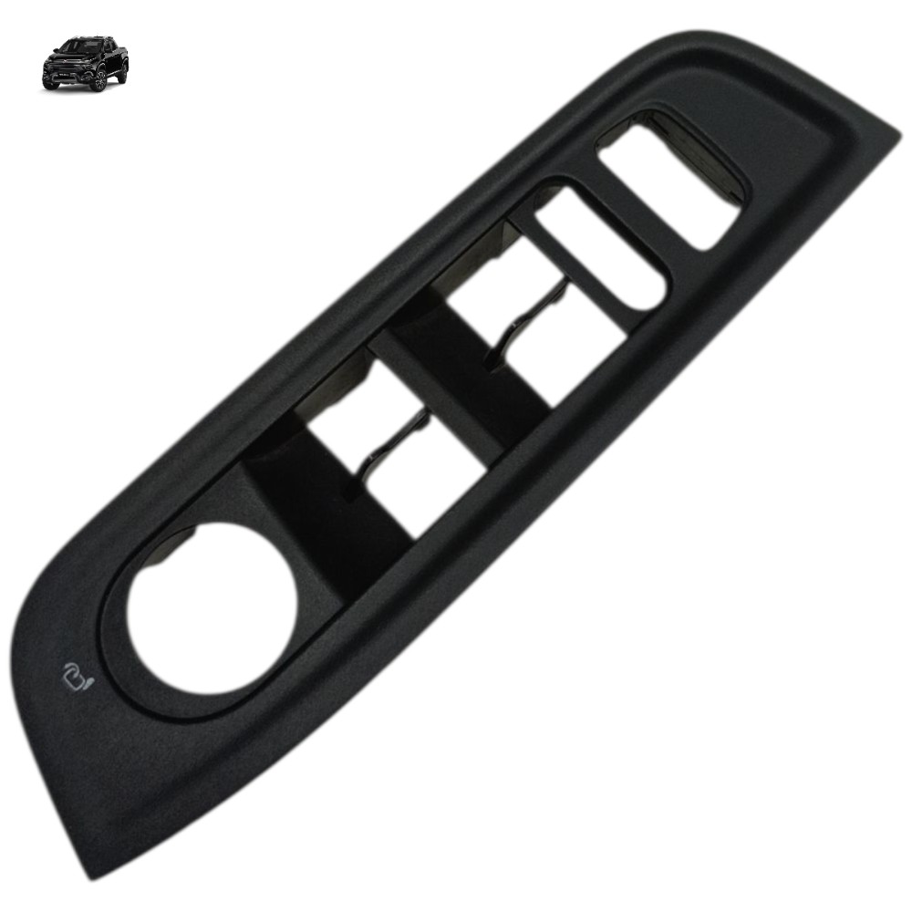 Moldura Comando Vidro Fiat Toro 2018 2019 2020 2021 1