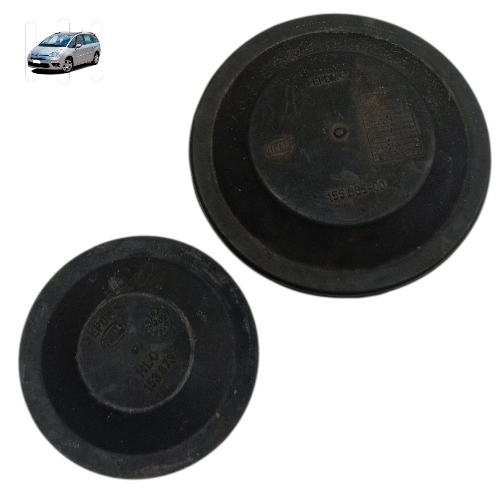 Par tampa vedação farol Citroen grande c4 picasso 2008 2009 1