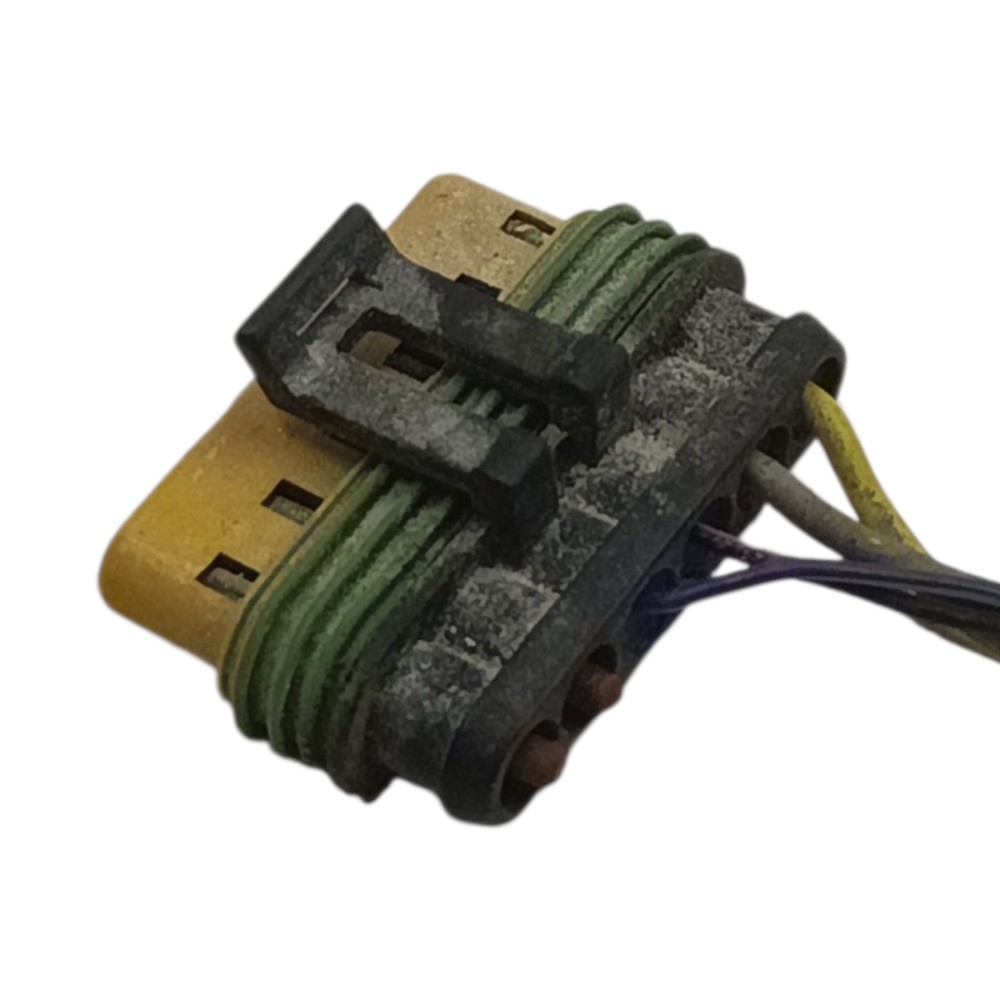 Plug Conector Fechadura Traseira Fiat Siena Palio 2010 2011 4